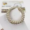 Diadema de línea telefónica marrón esmerilado de alta elasticidad, a la moda, estilo coreano, simple, para todo tipo de peinados, accesorio para el cabello