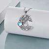 Mingcheng vintage collar con colgante de árbol de la vida de piedra lunar para mujer, joyería de encanto, regalo, collar al por mayor