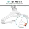 Percha de Terciopelo sin Costuras Multifuncional Antideslizante de Plástico Percha para Ropa Hogar Mágico Organizador de Acabado Percha para Ropa Tirante para Ropa