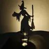 Novo Suporte de Sombra Engraçado Transfronteiriço Suporte para Velas de Halloween Decoração Criativa de Mesa Ornamento de Abóbora