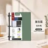 Pasta de face de gato mais vendida transfronteiriça, pasta de arquivo de folhas soltas padrão americano A4, caderno de estudante, livro de documentos de armazenamento de escritório, atacado de fábrica