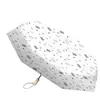 Paraguas Totalmente Automático para Niñas, Paraguas Retro de Aspecto Elegante para Mujeres, Doble Uso para Sol y Lluvia, Paraguas Plegable para Sombrilla, Protección Solar y Protección UV