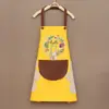 Delantal para el Hogar, Diseño de Conejito, Impermeable y a Prueba de Aceite, con Función para Limpiar Manos, sin Mangas, Ropa de Trabajo Colgante del Cuello, Delantal Promocional