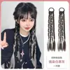 Trenzas Postizas para Mujer, Coletas, Mechas Dulces y Geniales, Cabello Trenzado, Trenzas Largas, Doble Coleta, Trenzas Desordenadas, Trenzas de Boxeadora Coloridas Sexys