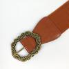 Cinturón estilo coreano para mujer, falda combinable, camisa de traje, cintura elástica retro, sello de cintura ancha, decoración exterior de cintura