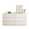 Tocador habitación moderna minimalista cómoda cajonera integrada apartamento pequeño lujo ligero mesita de noche tocador gabinete tocador mesa de maquillaje retráctil