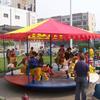 Nuevo Equipo de Juego para Parque Infantil Grande al Aire Libre Celebrante Cibernético Lujoso Plaza Eléctrica Carrusel Macaron