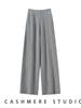 Suéter de Cachemira para Mujer Cuello Redondo Trenzado Holgado Casual Simple Versátil Tejido de Cachemira Otoño e Invierno Nuevo Estilo Perezoso Tejido