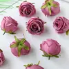 Manualidades de Simulación DIY Cabeza de Flor Rosa de Tela de Seda de Alta Gama Arreglo Floral Material para Sombrero Escena de Fotografía Decoración Floral Venta al por Mayor