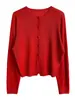 Cardigan de Punto Perezoso Estilo Suave Ns para Mujer Primavera 2026 Nuevo Delgado Versátil Chaqueta Suéter Capa Base Ss977