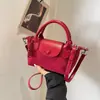 Nuevo Modelo 2024 Bolso Tipo Dumpling de Tela Oxford Multicolor, Bolso de Mano Patchwork de Dragón, Bolso de Hombro y Cruzado Transfronterizo de Nicho