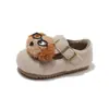Zapatos tipo Birkenstock de Dibujos Animados de Perrito Estilo Coreano para Niños 2026 Nuevas Llegadas de Invierno Zapatos de Algodón Peludo para Niños Zapatos Peludos Versátiles para Niñas