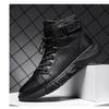 En stock talla grande zapatos directos de fábrica para hombre botas de cuero combinan con todo zapatos casuales tipo Martin para hombre zapatos de cuero de caña alta hasta la pantorrilla