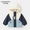 Conjunto de Ropa Infantil Panda Kaka para Niños Ropa de Otoño para Niñas Chaqueta Casual para Niñas Conjunto de Dos Piezas Ropa para Bebés de Principios de Primavera Moderno