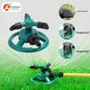 Aspersor de irrigação para jardim Huabang Shi, aspersor rotativo automático de 360 graus, aspersor tipo disco para rega de gramado de jardim