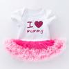 Transfronteiriça nova 0-2 anos menina infantil roupas infantis vestido infantil bebê feriado manga curta saia saia-calça roupa de escalada atacado