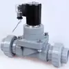 Válvula Solenoide de Plástico UPVC con Conexión Rápida de Instalación CLSV-15-20-25-32-40-50 Doble por Ling Válvula Solenoide PP