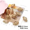 Acrílico Transparente Chapado en Oro Múltiples Estilos Colección DIY Pulsera de Abalorios Hecha a Mano Materiales Ropa Zapatos Accesorios Cuentas Sueltas
