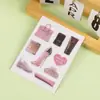 Pegatinas de Etiqueta Coloridas con Logo Personalizado Pegatinas de Burbuja HD Pegamento Dibujos Animados Gota de Cristal Plástico Autoadhesivas Pegatinas para Manual