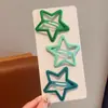 Horquilla de estrella para niños niña no daña el cabello frente cabello roto flequillo clip Niña Linda Princesa horquilla tocado