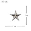 Patch de Bordado Decorativo Estrela Colorida de Cinco Pontas Patch Termocolante para Roupas, Sapatos, Chapéus, Bolsas Patch DIY