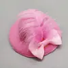 Fábrica direto cocar brinquedo boneca chapéu vestido Princesa acessórios de cabelo rede flor galo 6 centavos Bebê 7cm chapéu de animal de estimação