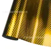 Transfronterizo Nuevo Producto Mascota Forjado Patrón Pagani Fibra de Carbono 6D Metal Electrochapado Rojo Dorado y Plateado Pegatina Película para Espejo Retrovisor