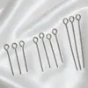 Agujas de Acero Inoxidable Galvanizado en Forma de 9, Agujas en Forma de T, Agujas de Cabeza Redonda, Materiales para Pulseras y Aretes, Agujas para Enhebrar Hecho a Mano DIY, Accesorios para Joyería