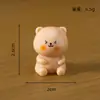 Micro-paisagem Desenho Animado Fofo Ursinho Incrivelmente Fofo Decorações para Mesa de Casa Artesanato Decorativo Criativo de Resina Pequenos Enfeites