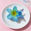 Novo Prendedor de Cabelo Borboleta Plumeria Transfronteiriço Amazon Cor de Doce Flor de Praia Prendedor de Cabelo Doce Acessório de Cabelo para Mulheres