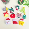 Acessórios de Natal Broche de Pelúcia Fofo Boneca Boneca Pingente de Bolsa DIY Pin Bijuteria Acessórios de Vestuário