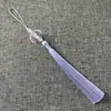 12B-7 Borla de Cuentas de Medusa Flecos Largos Traje Antiguo Hanfu Qipao Falda Mamian Nubes Traseras Accesorios Banbu