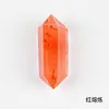 Amatista rosa natural prisma hexagonal doble punta piedra cristal pulido artesanías piedra energética adornos decorativos venta al por mayor