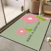 2026 Tejido de Tecnología Fresca Alfombra Suave para Piso Alfombra Baño Tocador Entrada Absorbente de Agua Antideslizante Felpudo