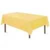 Mantel Rectangular Desechable para Fiesta Liso de Plástico Mantel de Tela Mantel de Color Sólido para Mesa de Postres de Cumpleaños Mantel Impermeable y a Prueba de Aceite