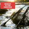 Caña de Pesca para Micro-Pesca de Fibra de Carbono al por Mayor, Caña de Pesca de Fibra de Carbono Ultraligera y de Acción Rápida con Mango Recto