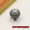 Maçaneta Colorida Antiga de Liga de Metal para Porta de Armário Dopamina Furo Único Redonda para Gaveta de Armário Porta de Guarda-Roupa