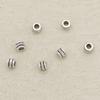 Plata Tibetana Agujero Grande Mini Calabaza Cuentas Barril 4mm Pulsera Collar Colgante Espaciador de Aleación Cuenta Suelta Joyería DIY
