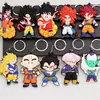 Llavero Colgante Dragon Ball Saiyan Broley Rey Mono Beiji Taya Madera Té Cadena de Llaves