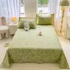 Sábana de Cama de Algodón 100% Clase A Algodón de Xinjiang Engrosada Cepillada Estampado Floral Funda Nórdica de Algodón Individual Doble Persona Cuatro Estaciones Uso en el Hogar