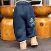 Pantalones Largos de Invierno con Forro Polar para Niños, Pantalones Jogger Cálidos de Invierno para Niños, Ropa Infantil, Pantalones Casuales de Invierno, Ropa para Niños