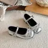 Zapatos Mary Jane Retro Franceses para Niñas, Zapatos Pequeños de Cuero con Lazo de Otoño, Zapatos de Princesa de Suela Suave, Zapatos Individuales Bajos para Niños