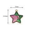 Estrela e Lua Planeta Cor Transparente Liga Gota de Óleo DIY Acessórios de Joalheria Céu Estrelado Lua Cor Fantasia Joias Criativas