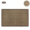 Alfombra de Baño Transfronteriza, Alfombra de Baño Absorbente de Lino de Alta Densidad con Textura Tejida, Base de Goma Antideslizante, Alfombra para la Entrada