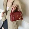 Bolsa de Mão da Moda Transfronteiriça, Bolsa Quadrada Pequena Simples para Mulheres, Novo Modelo 2026, Bolsa de Ombro e Transversal Texturizada para o Dia a Dia