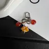 Colgante redondo de cuentas de hongo lindo de dopamina colorida nuevo llavero multifuncional versátil accesorio para bolso