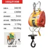 Polipasto Eléctrico Mini con Carcasa de Aluminio, Polipasto Elevador de Aire Acondicionado Doméstico 220V, Máquina Elevadora con Carcasa de Aluminio