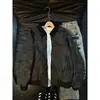 Jaqueta Detroit lapela tie-dye padrão escuro vintage masculina outono americana alta rua marca da moda ombro normal jaqueta de trabalho