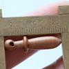 Madera de Durazno Torre Wenchang Collar para Bebé Accesorios Hebilla de Seguridad Palo Artesanías de Joyería Joyería DIY Tejer