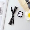 Correa Tejida de Cuerda de Paracaídas con Cadena Metálica para Apple Apple iwatch345678SE Reloj Deportivo Inteligente